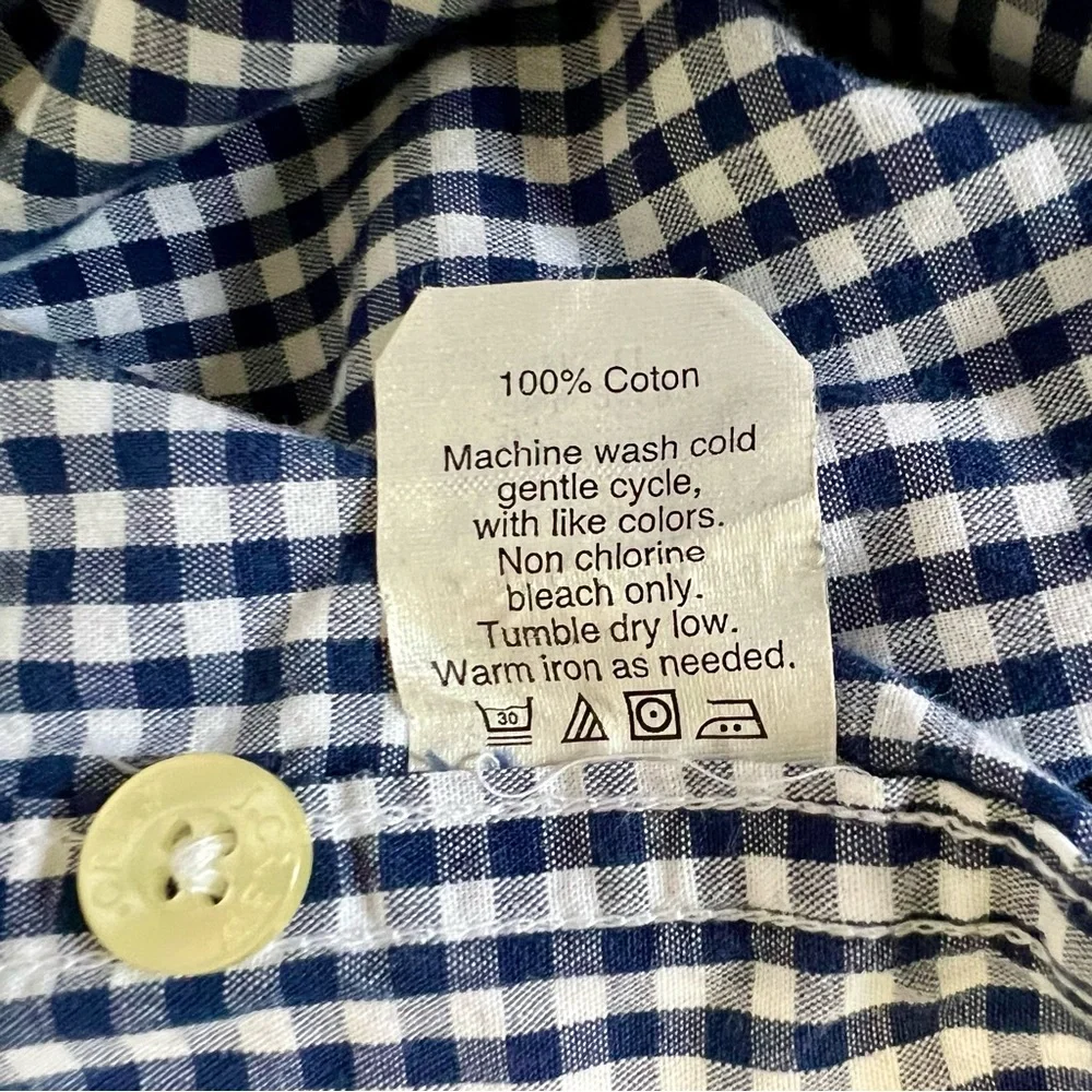 J. Crew Tailored Fit Washed Casual Long‎ Sleeve Button Down Shirt Men’s Size Med